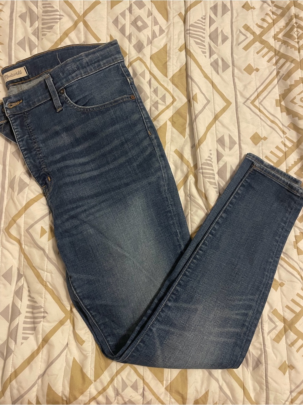 Madewell Women’s Dark Blue Skinny Jeans